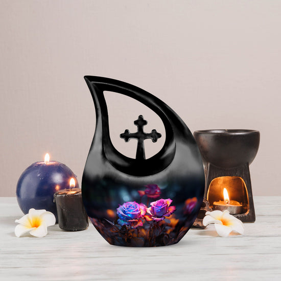 Rose Urns For Ashes - Mini Urns For Human Ashes Dad Urn