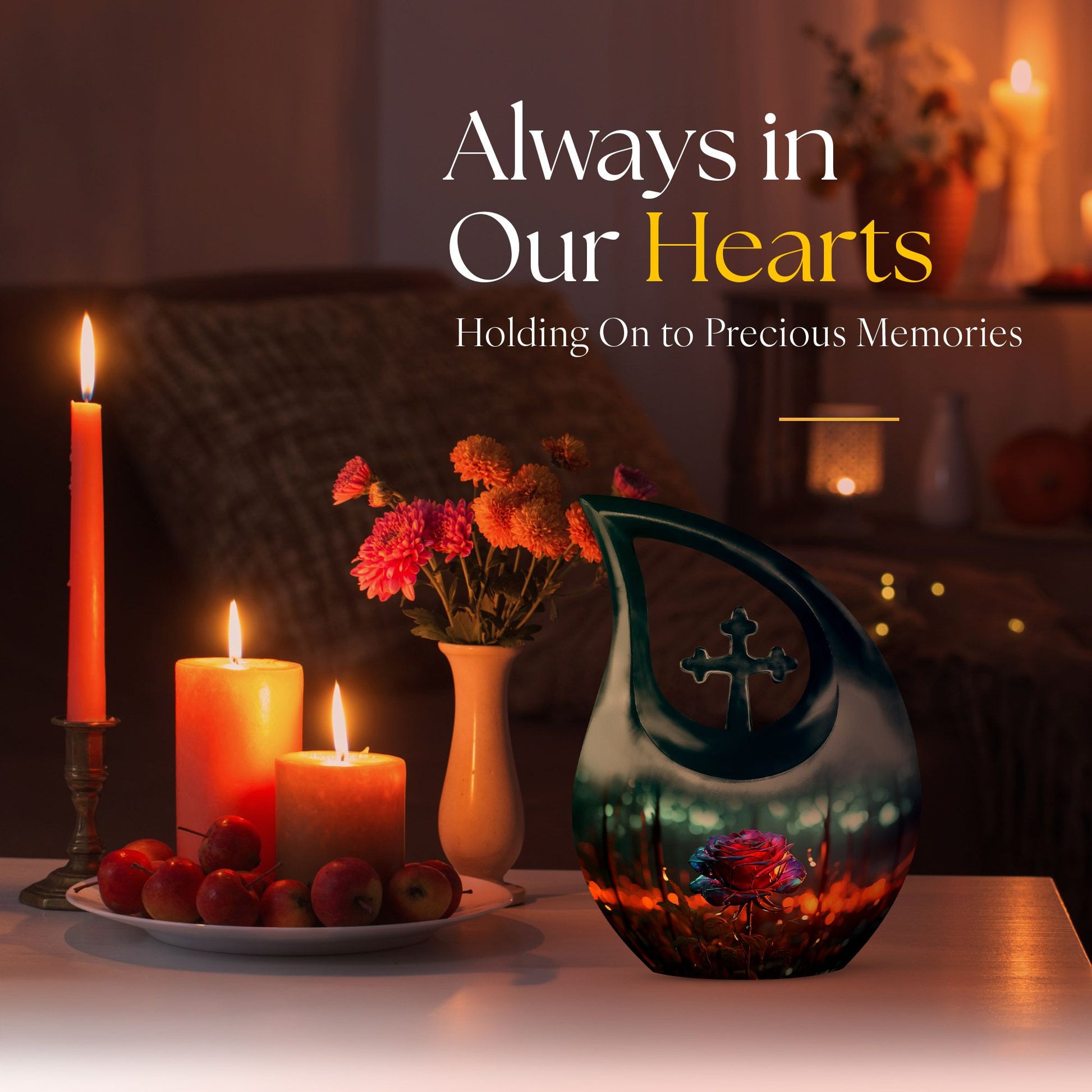 Rose Urns For Ashes - Mini Keepsake Urns For Human Ashes Urn