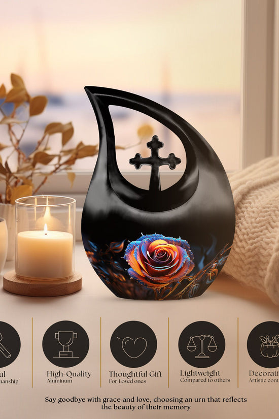 Rose Urns For Ashes - Mini Urns For Human Ashes Keepsake Urn