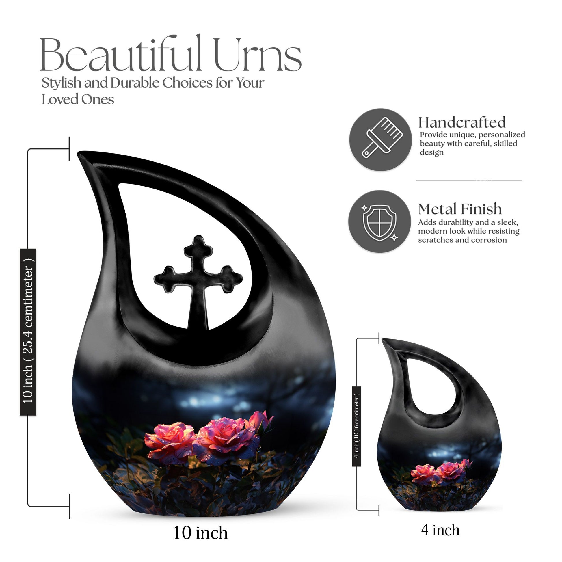 Rose Urns For Ashes - Miniature Urns For Ashes Urn