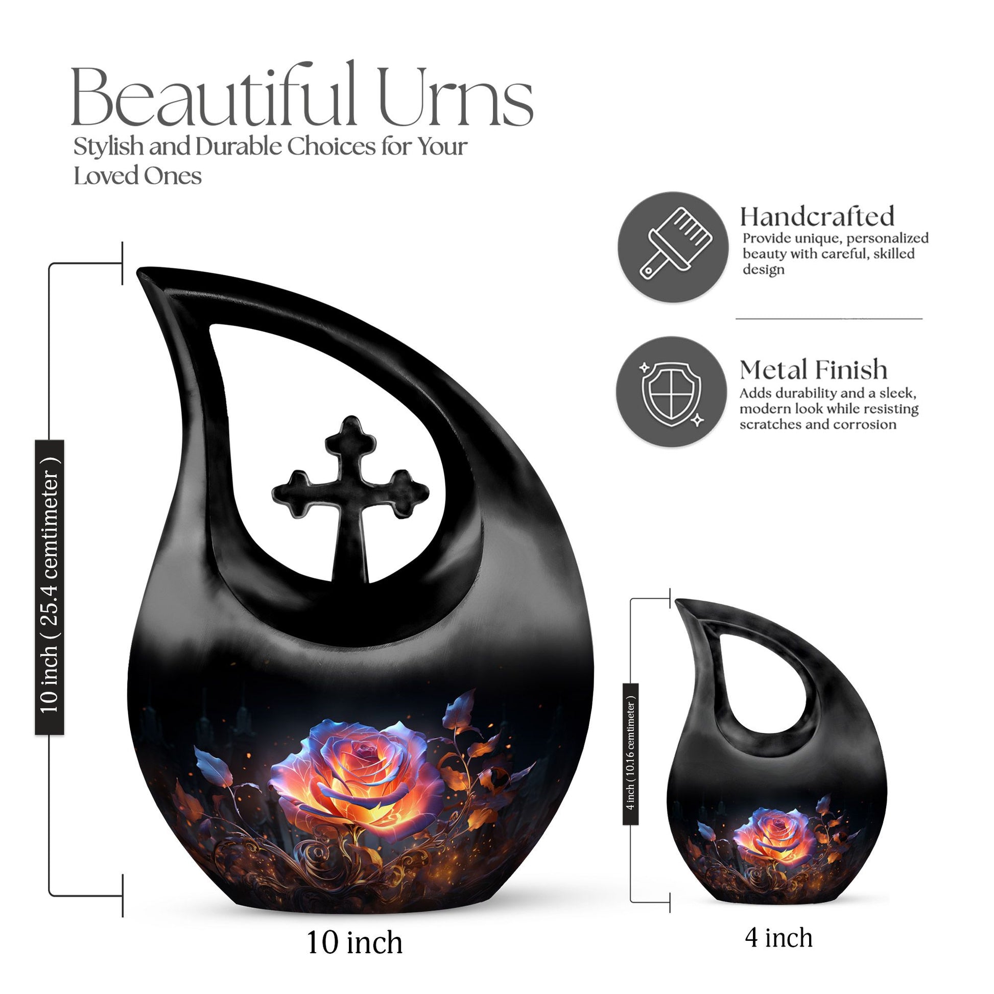 Rose Urns For Ashes - Mini Urn Set For Ashes