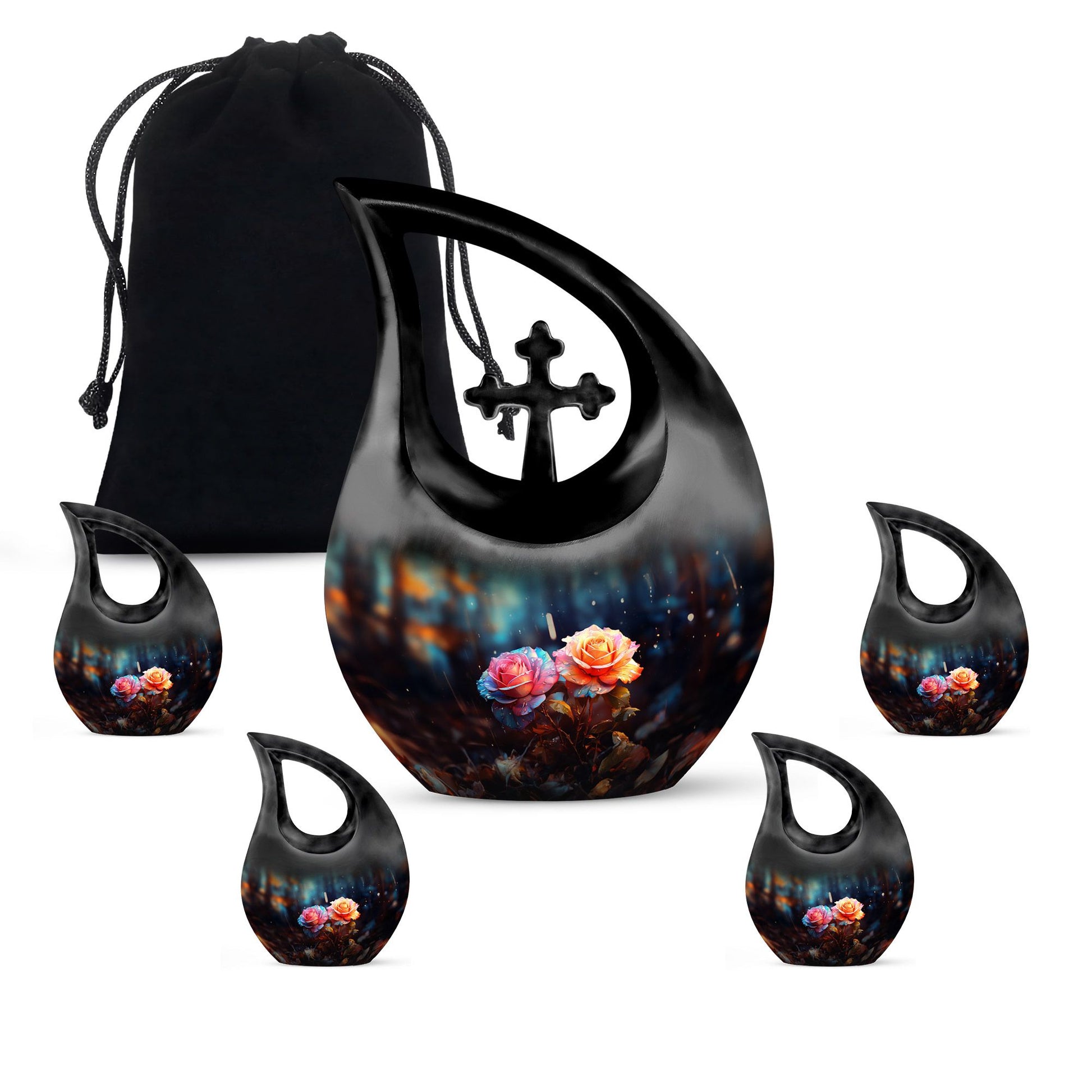 Rose Urns For Ashes - Decorative Miniature Urn