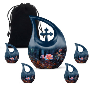 Large Urn With 4 Keepsake