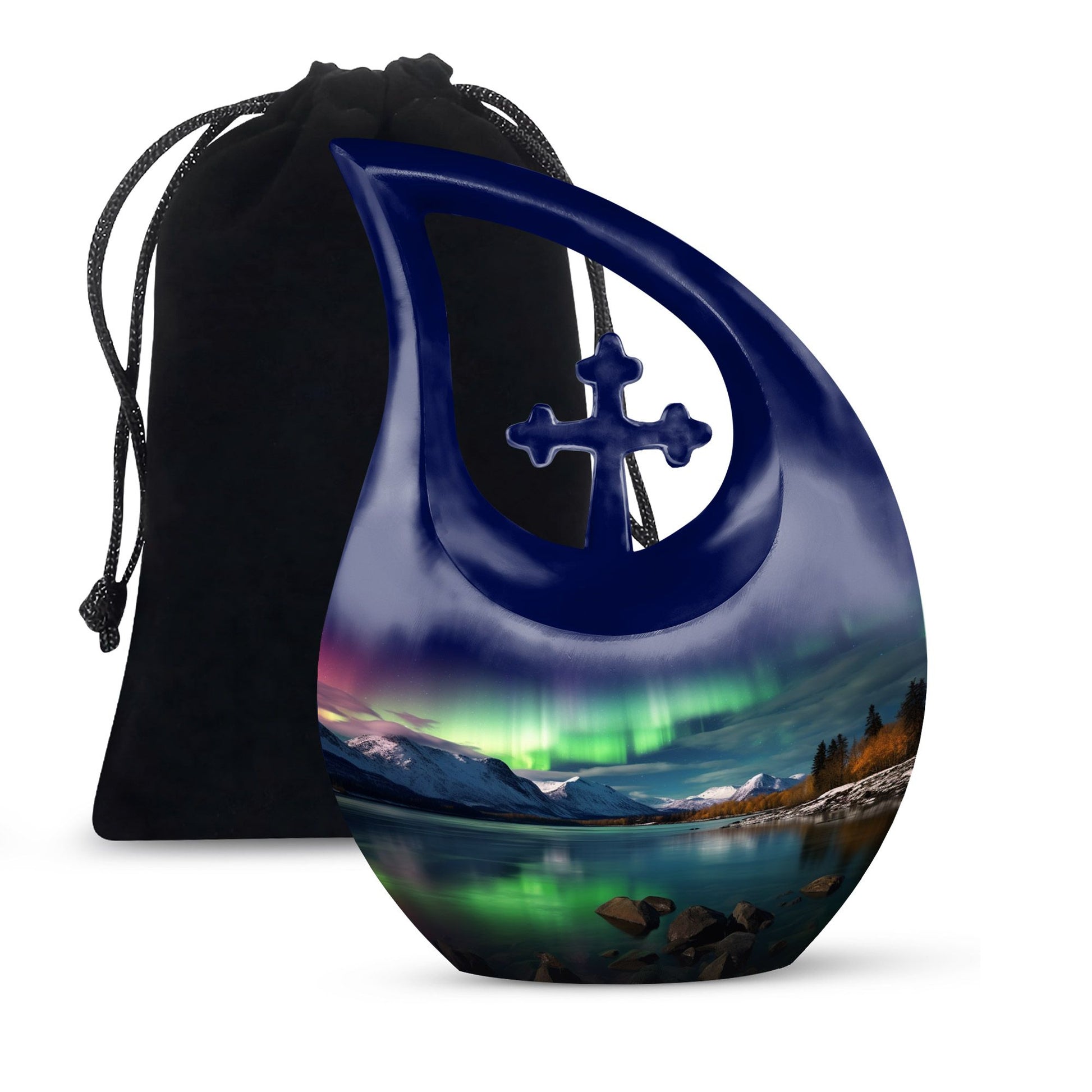 Aurora Borealis Urns For Ashes - Ash Keepsakes For Human Ashes Urn