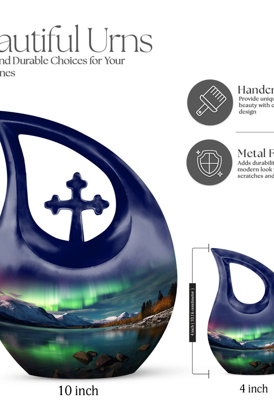 Aurora Borealis Urns For Ashes - Ash Keepsakes For Human Ashes Urn