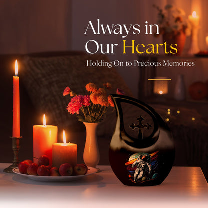 Astronaut Urns For Ashes - Urn Keepsake Set