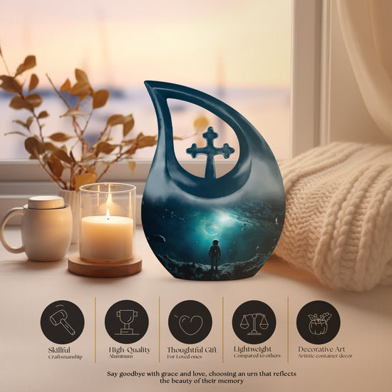 Astronaut Urns For Ashes - Burial Urns For Adult Human Ashes Urn