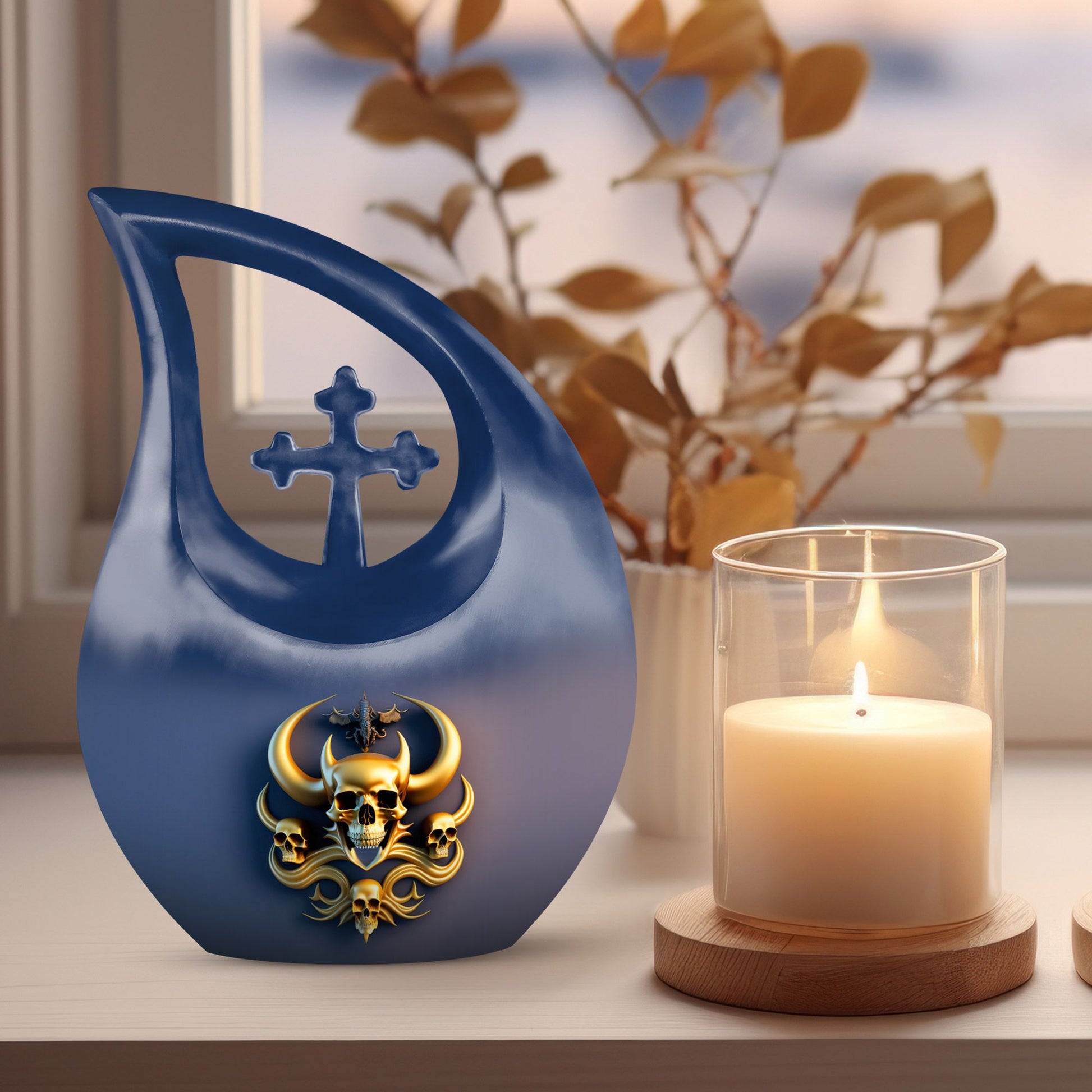 Skull Urns For Ashes - Large Urn For Ashes Adult Male