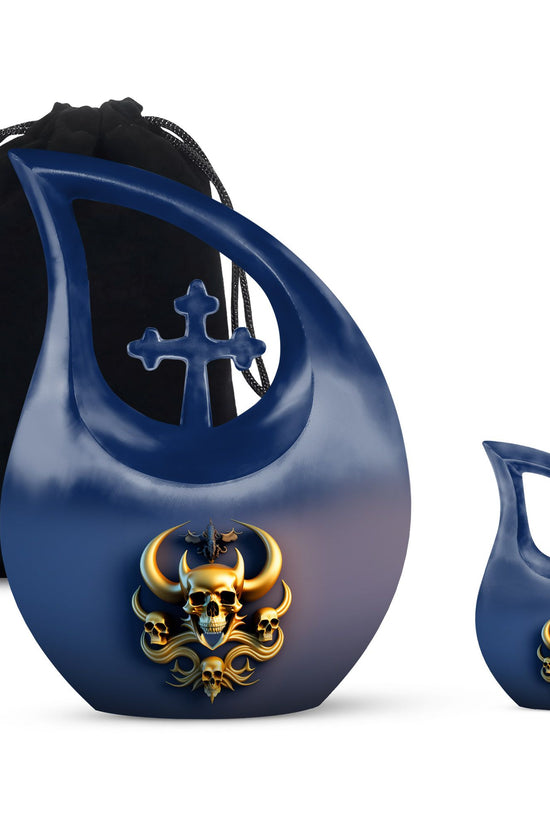 Skull Urns For Ashes - Large Urn For Ashes Adult Male Urn