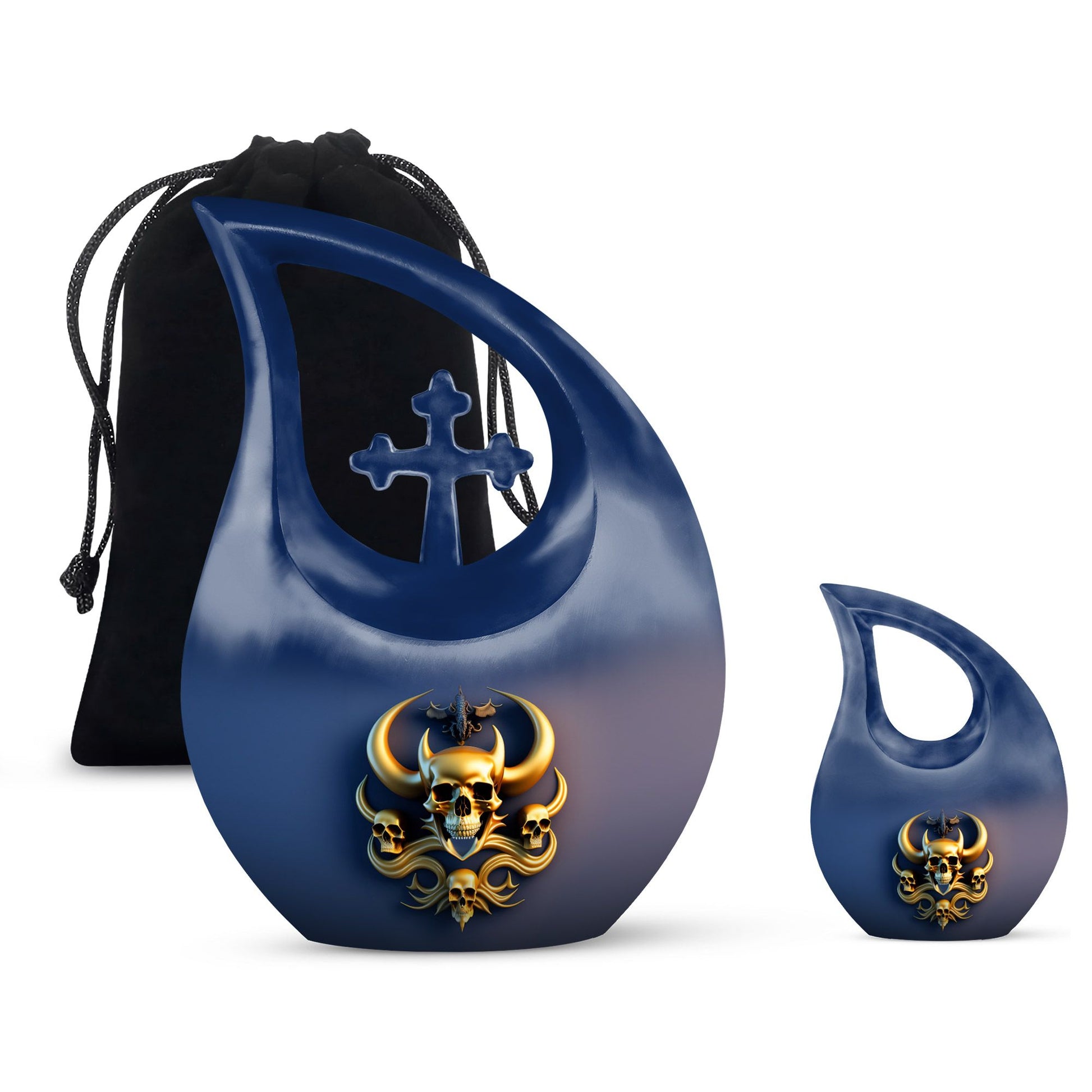 Skull Urns For Ashes - Large Urn For Ashes Adult Male Urn