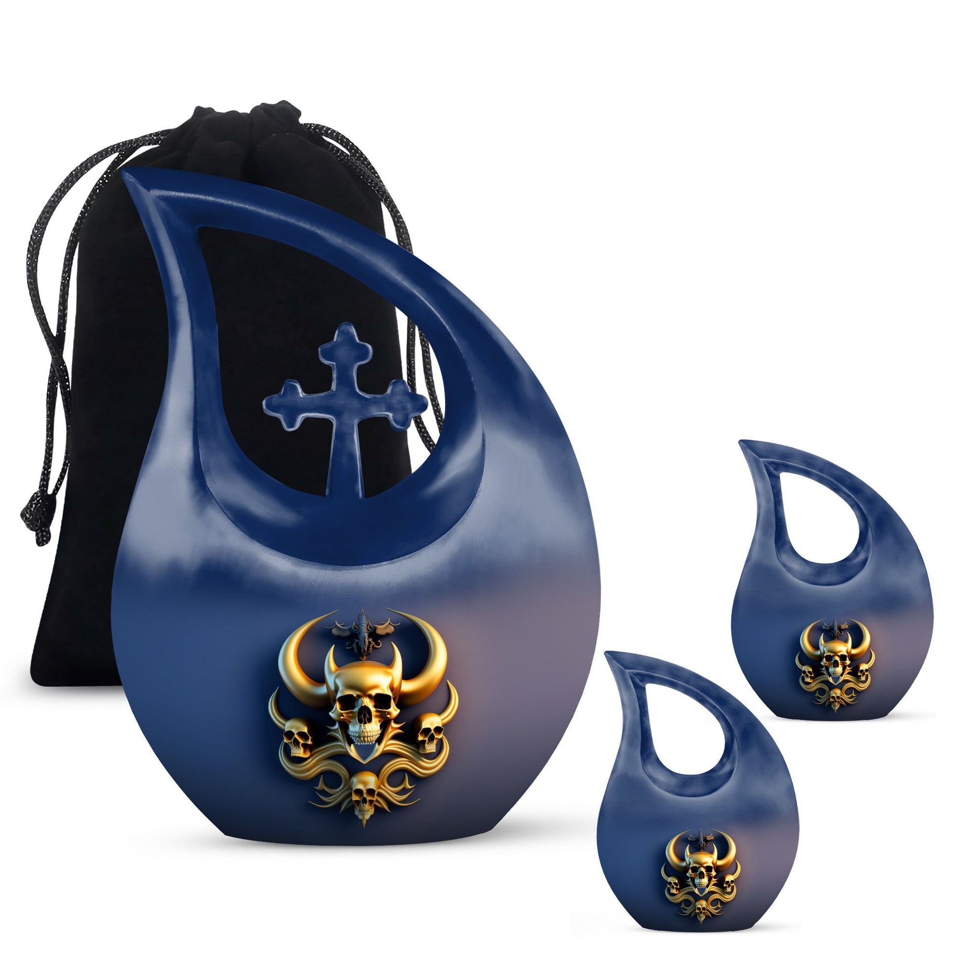 Skull Urns For Ashes - Large Urn For Ashes Adult Male Urn