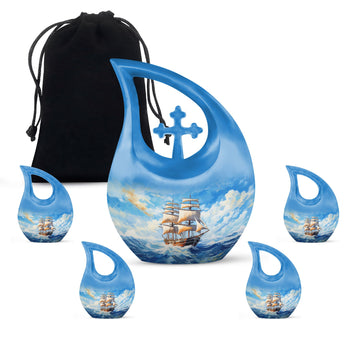 Large Urn With 4 Keepsake