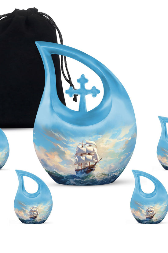 Ship Urns For Ashes - Large Decorative Urn
