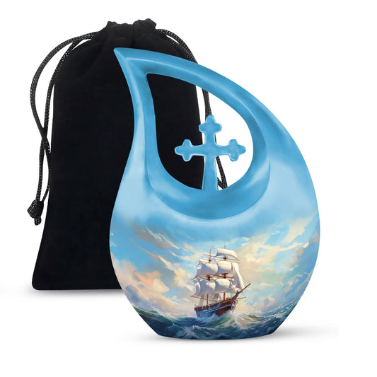 Ship Urns For Ashes - Large Decorative Urn