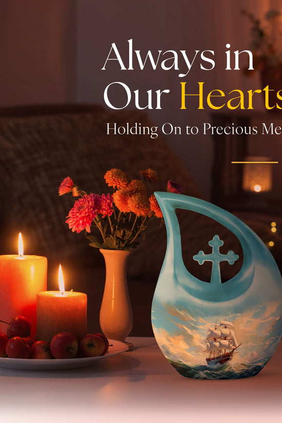 Ship Urns For Ashes - Large Decorative Urn