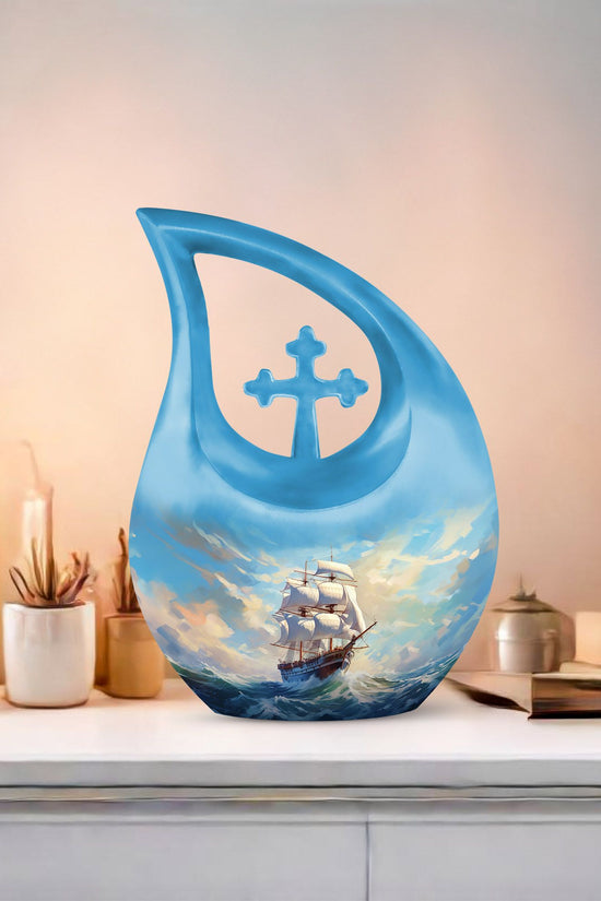 Ship Urns For Ashes - Large Decorative Urn