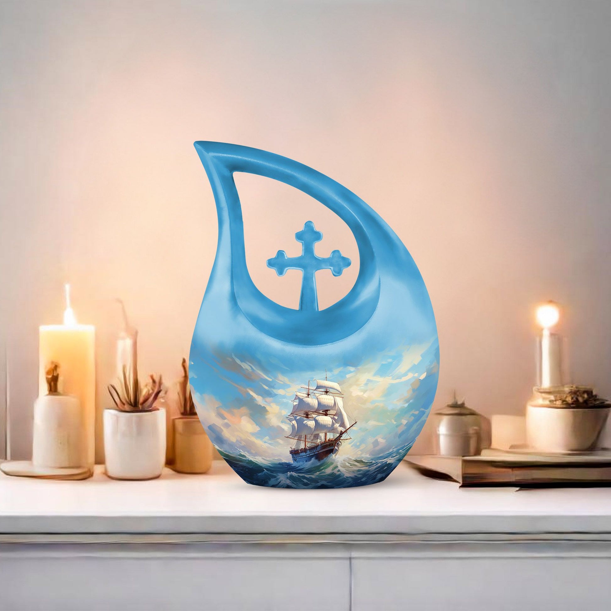 Ship Urns For Ashes - Large Decorative Urn