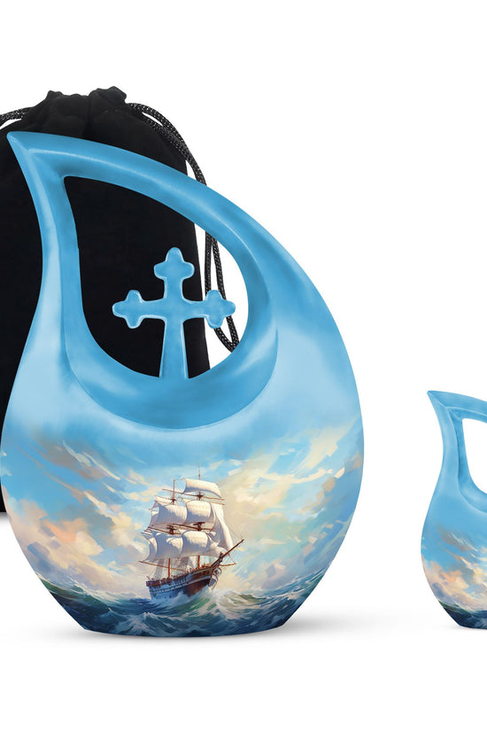 Ship Urns For Ashes - Large Decorative Urn