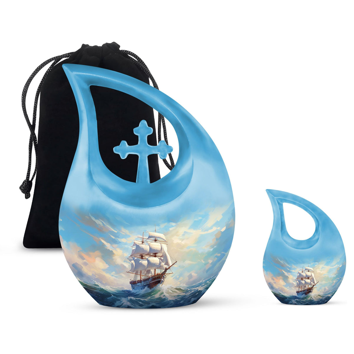Ship Urns For Ashes - Large Decorative Urn