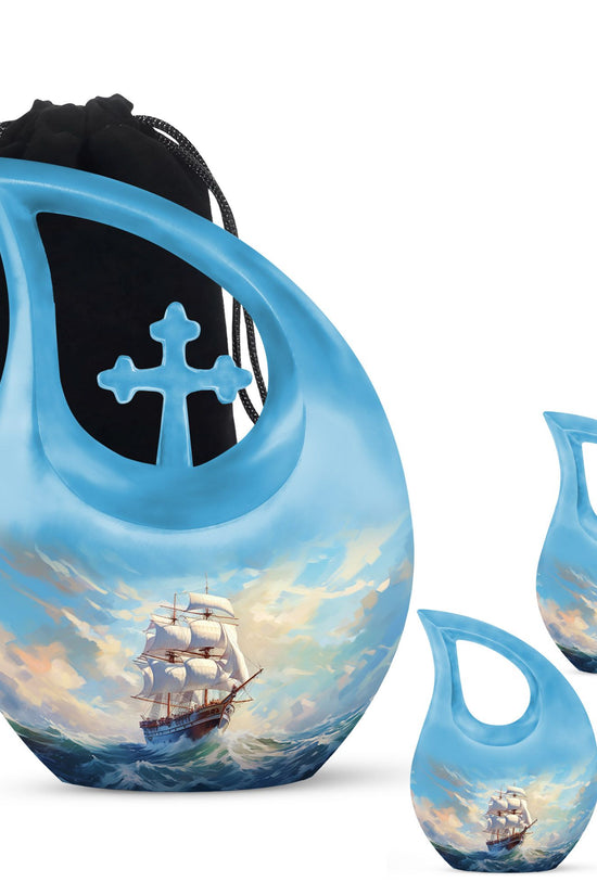 Ship Urns For Ashes - Large Decorative Urn