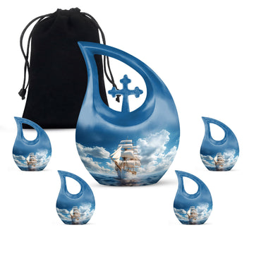 Large Urn With 4 Keepsake