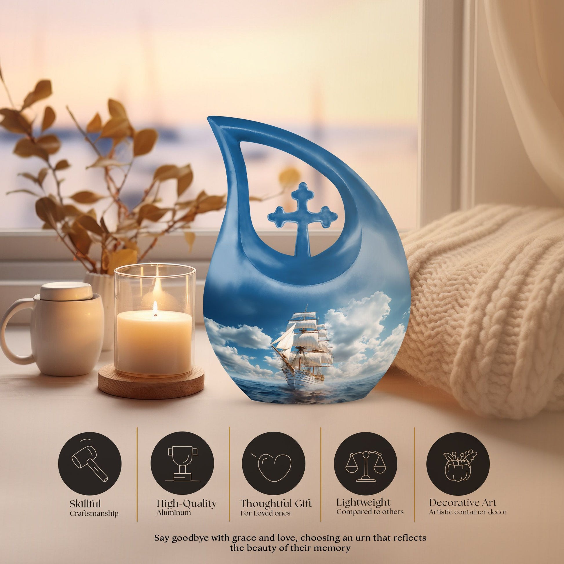 Ship Urns For Ashes - Cremation Urns Large Urn