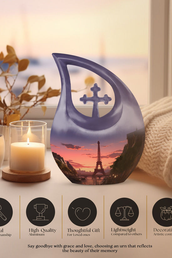 Eifil Tower Urns For Ashes - Cremation Urns For Men Urn