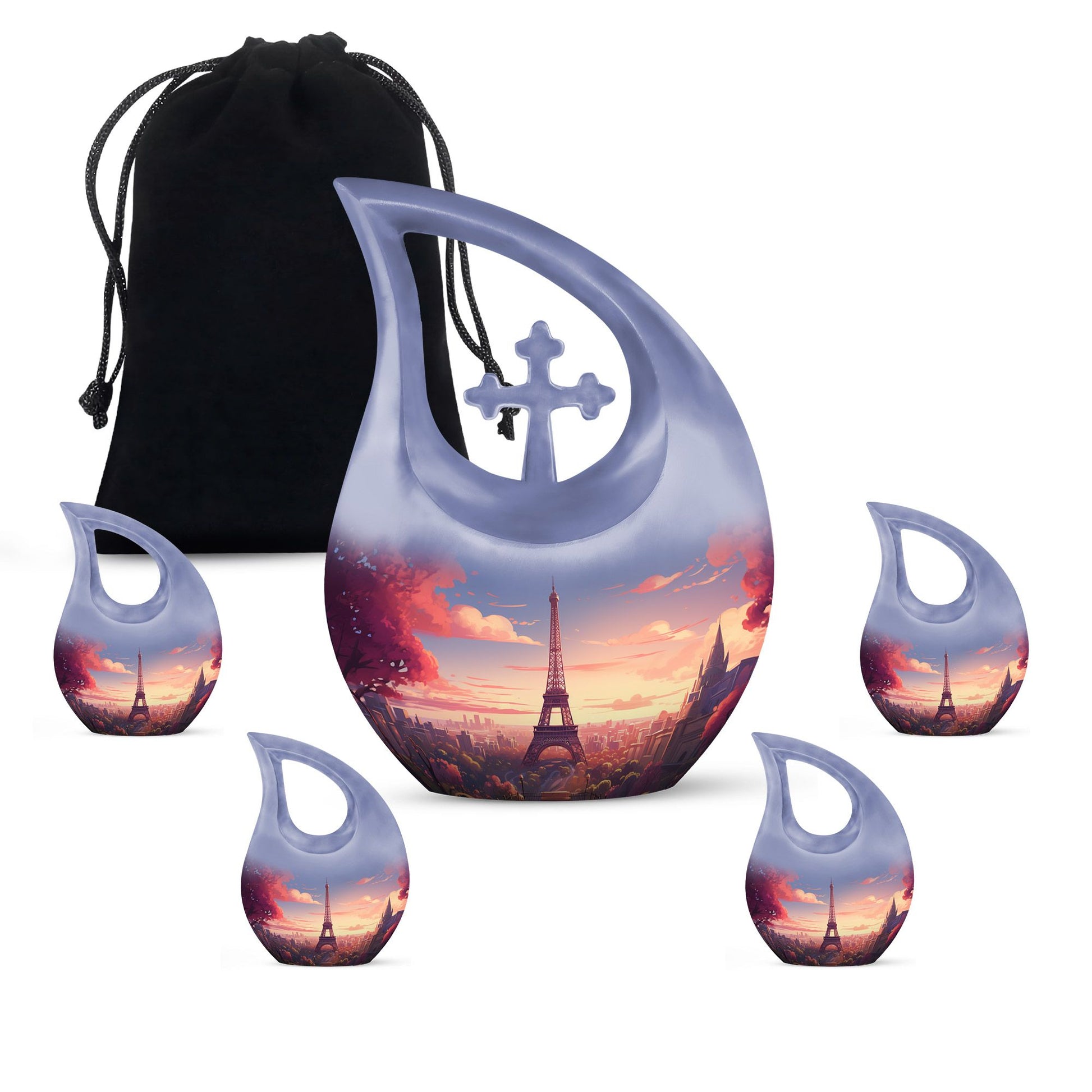 Eifil Tower Urns For Ashes - Adult Urns For Human Ashes Men Urn