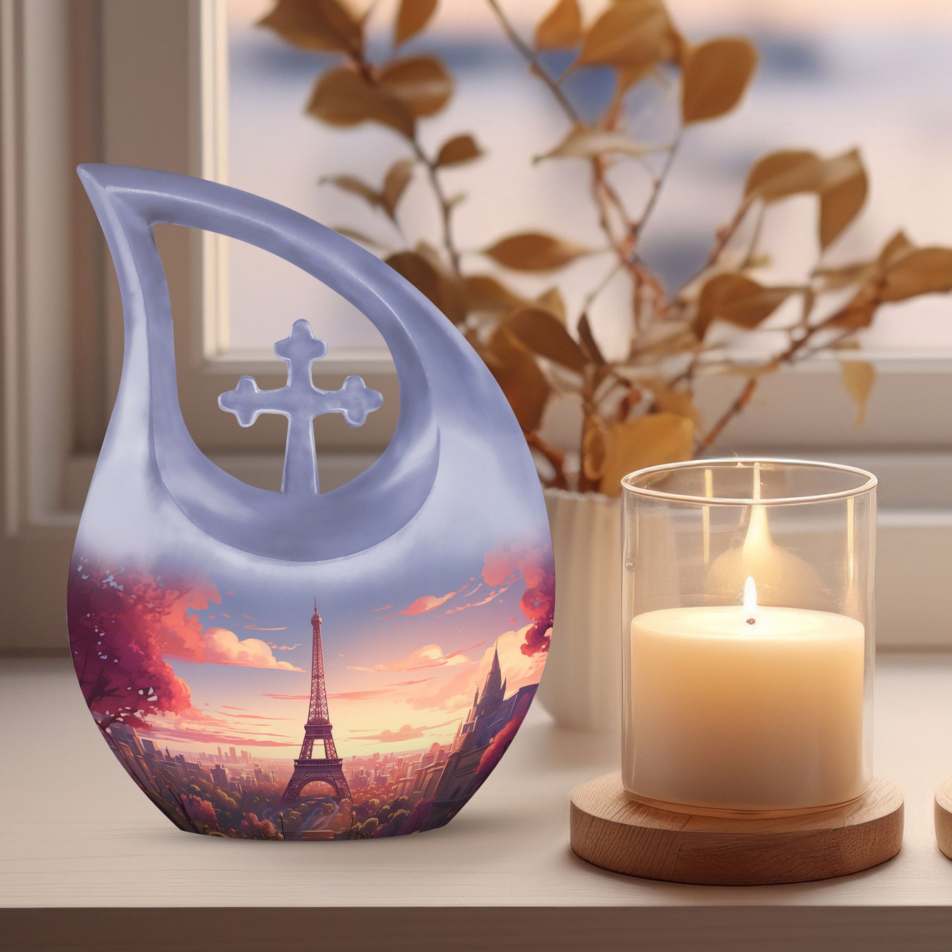Eifil Tower Urns For Ashes - Adult Urns For Human Ashes Men Urn