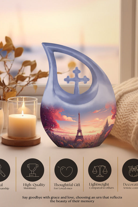 Eifil Tower Urns For Ashes - Adult Urns For Human Ashes Men Urn