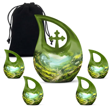Large Urn With 4 Keepsake