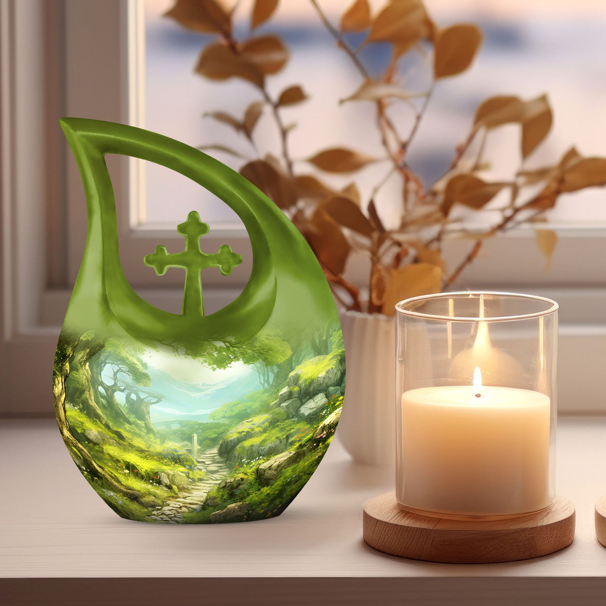 Forest Urns For Ashes - Funeral Urns For Adult Ashes Women Urn