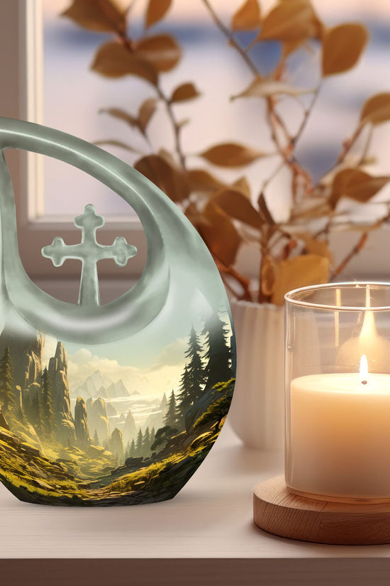 Forest Urns For Ashes - Funeral Decor Urn - Memorial