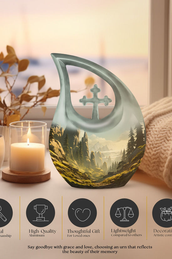 Forest Urns For Ashes - Funeral Decor Urn - Memorial