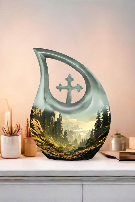 Forest Urns For Ashes - Funeral Decor Urn - Memorial