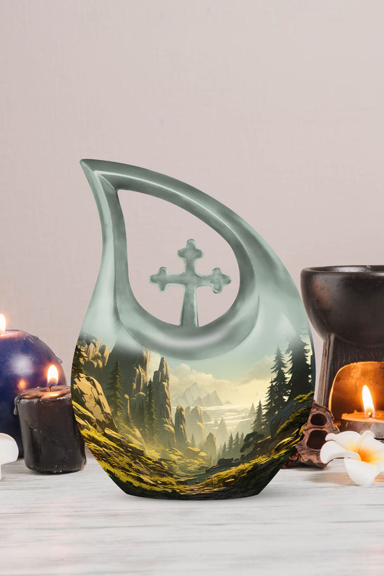Forest Urns For Ashes - Funeral Decor Urn - Memorial