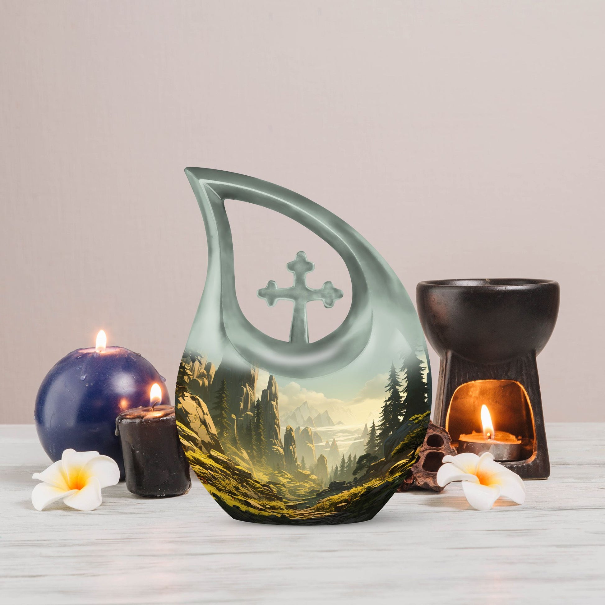 Forest Urns For Ashes - Funeral Decor Urn - Memorial