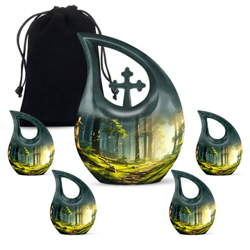 Large Urn With 4 Keepsake
