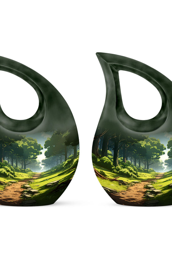 Forest Urns For Ashes - Cremation Urns Large & Small Combo Urn