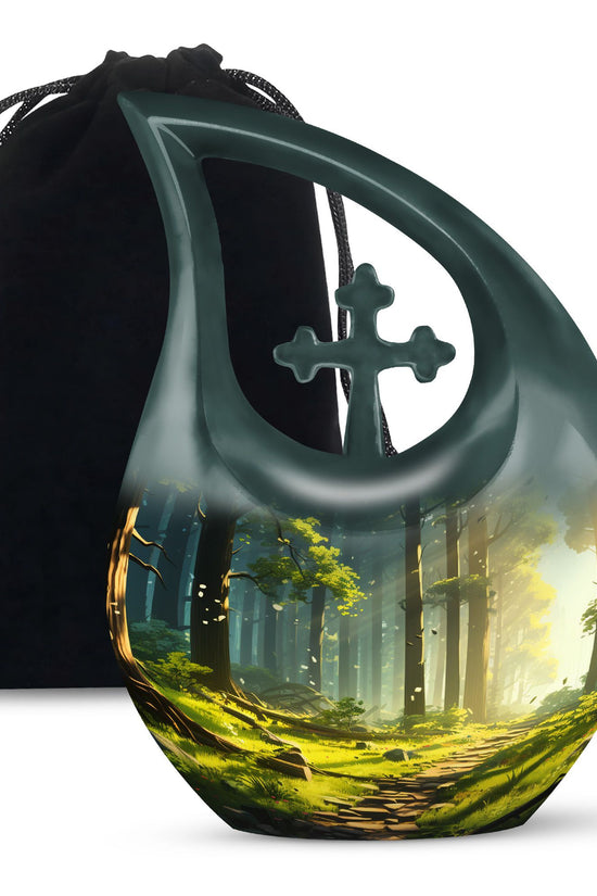 Forest Urns For Ashes - Cremation Urns Large & Small Combo Urn