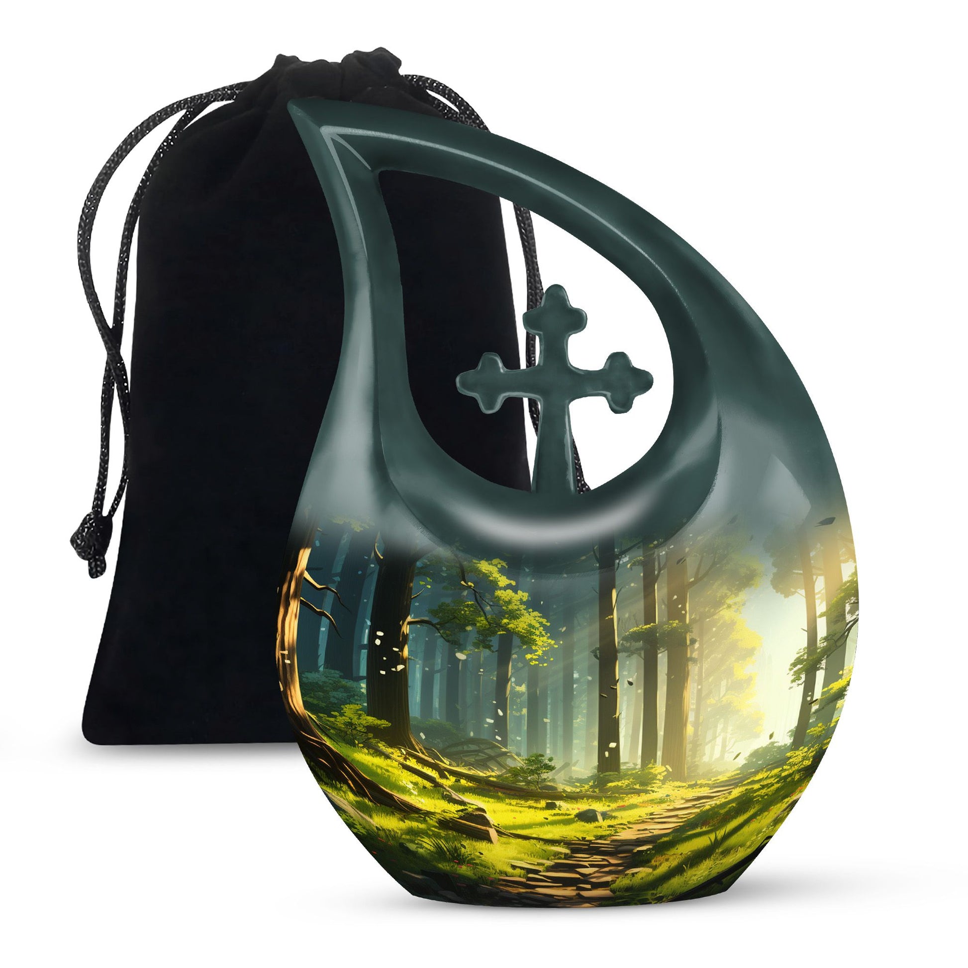 Forest Urns For Ashes - Cremation Urns Large & Small Combo Urn