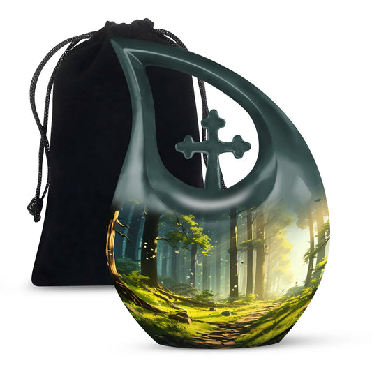Forest Urns For Ashes - Cremation Urns Large & Small Combo Urn