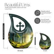Forest Urns For Ashes - Cremation Urns Large & Small Combo Urn