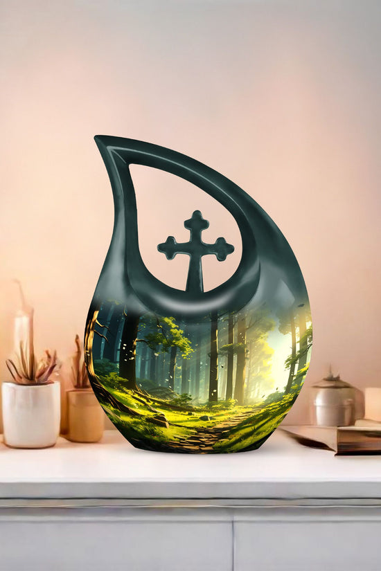 Forest Urns For Ashes - Cremation Urns Large & Small Combo Urn