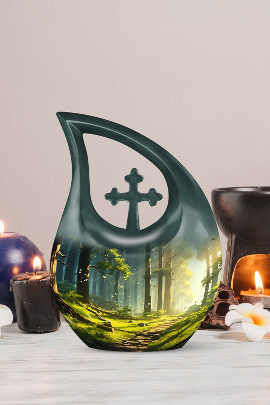 Forest Urns For Ashes - Cremation Urns Large & Small Combo Urn