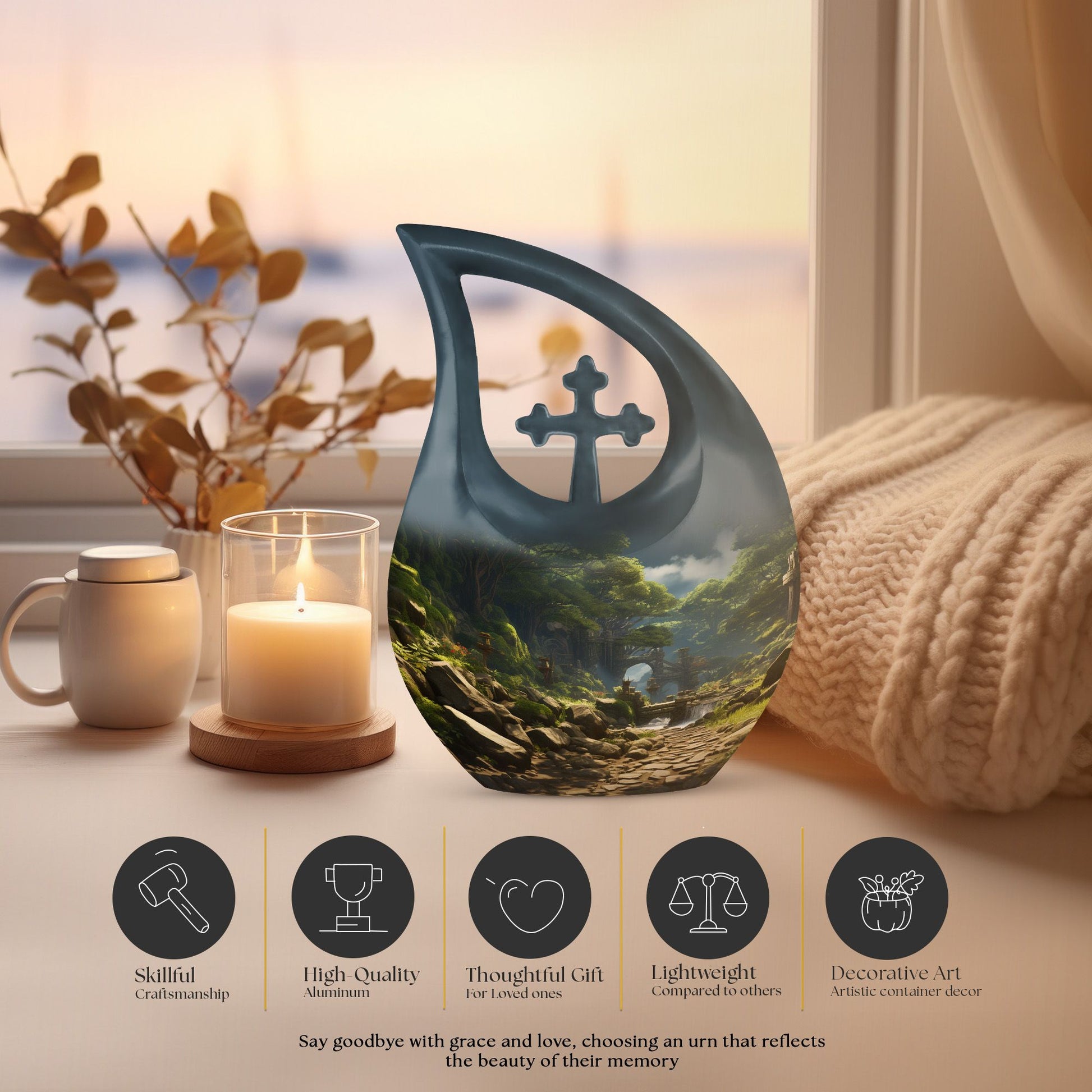 Forest Urns For Ashes - Funeral Cremation Urns For Ashes Urn