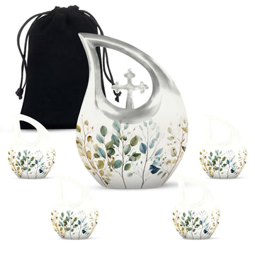 Large Urn With 4 Keepsake