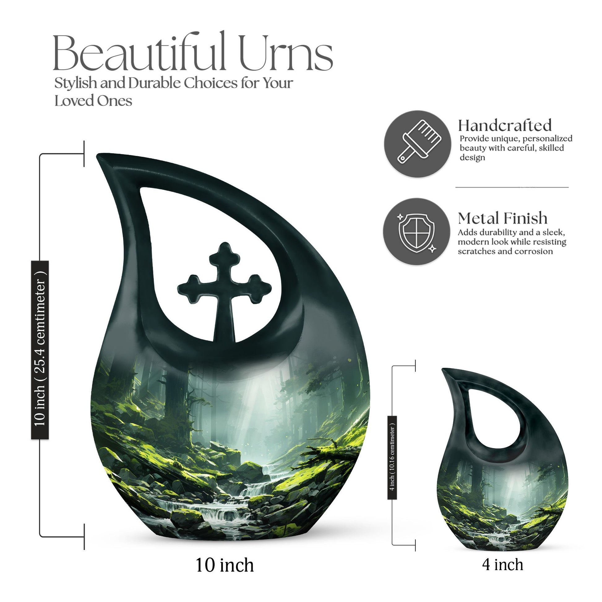 Forest Urns For Ashes - Small Funeral Urns
