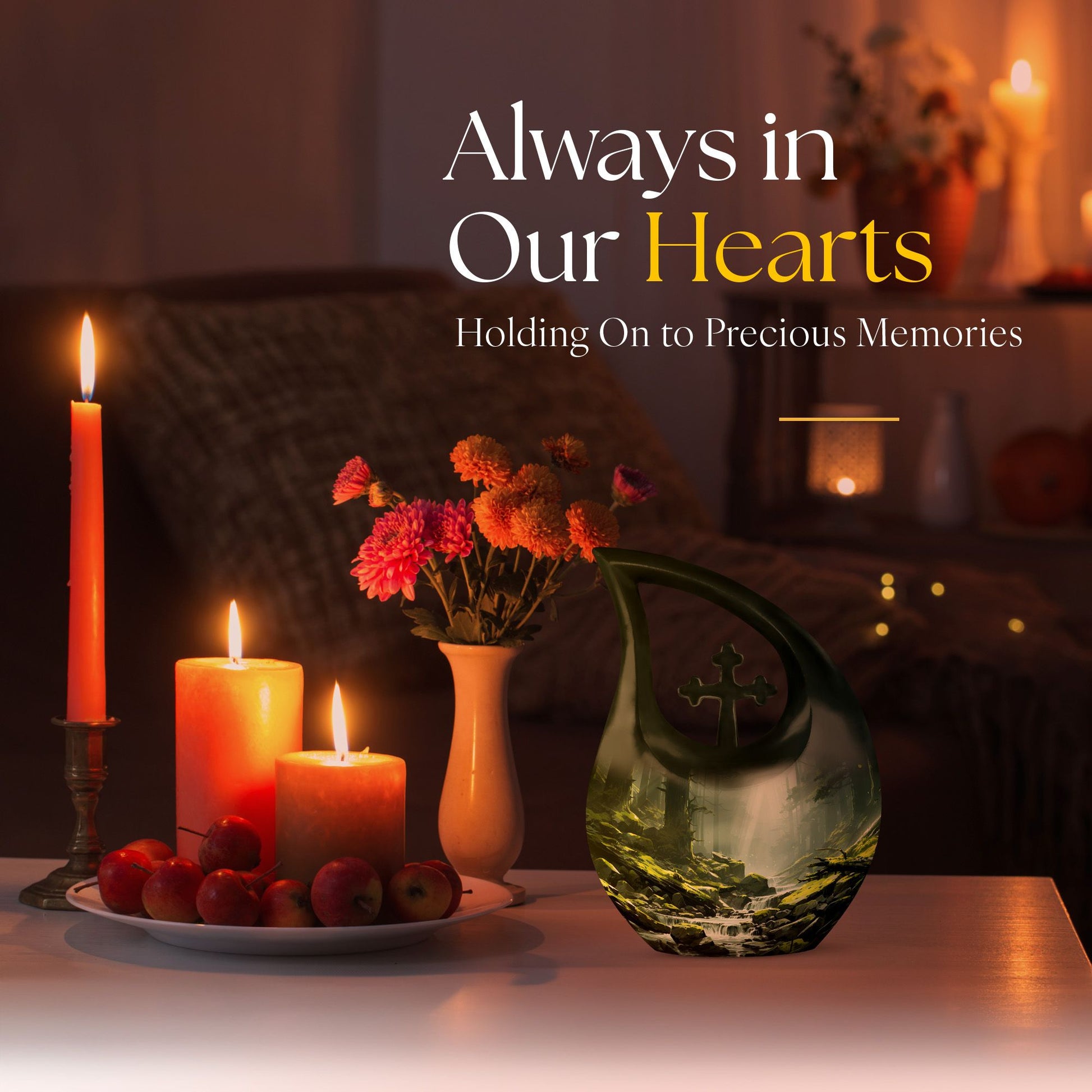 Forest Urns For Ashes - Small Funeral Urns