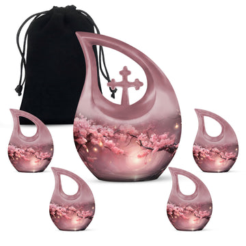 Large Urn With 4 Keepsake